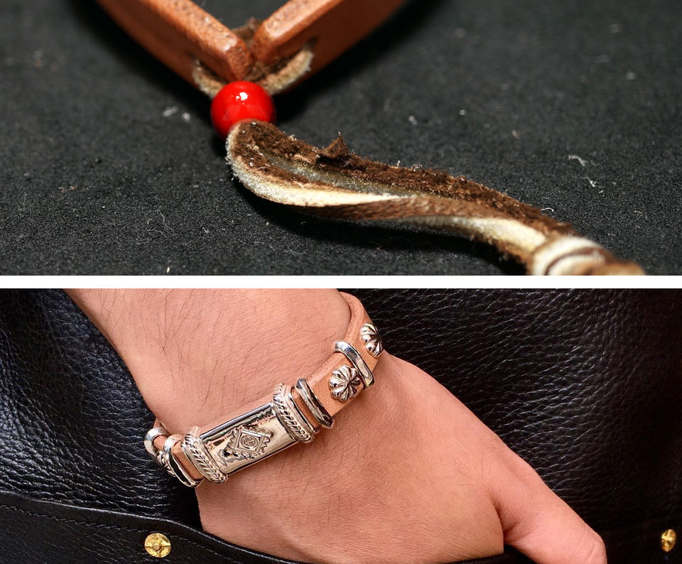 楽天市場】ポイント2倍!!ファーストアローズ レザーカンブレスレット