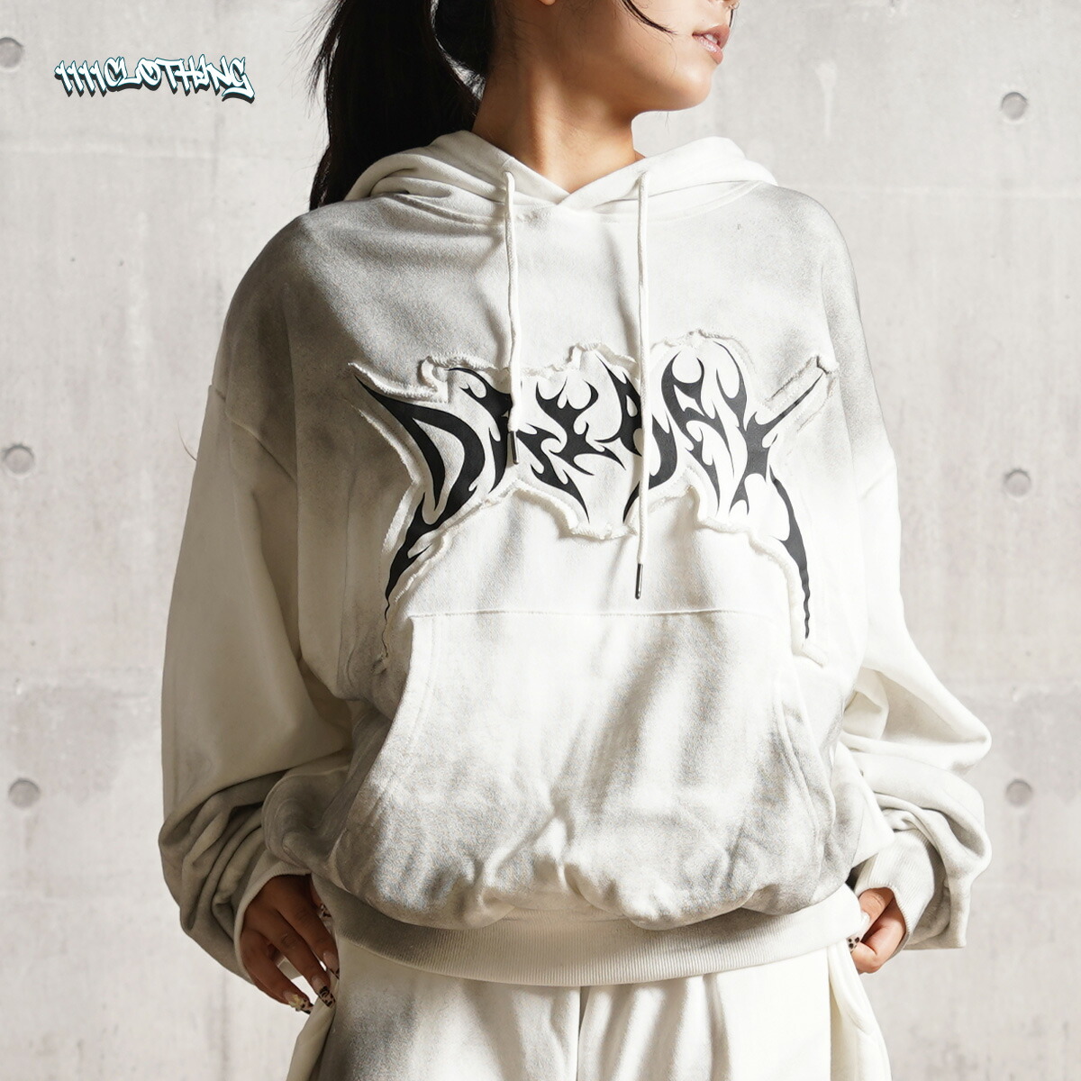 楽天市場】Y2K スウェットパーカー メンズ ショート丈 パーカー