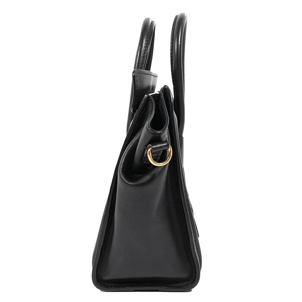 楽天市場】CELINE（セリーヌ）ラゲージ ナノ ブラック レザー