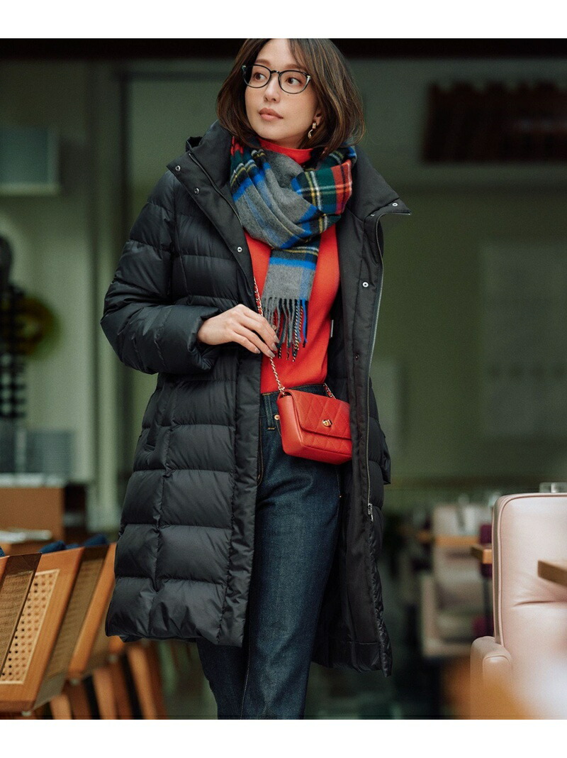 楽天市場】【洗える】シレータフタ ロング ダウンコート 23区 L