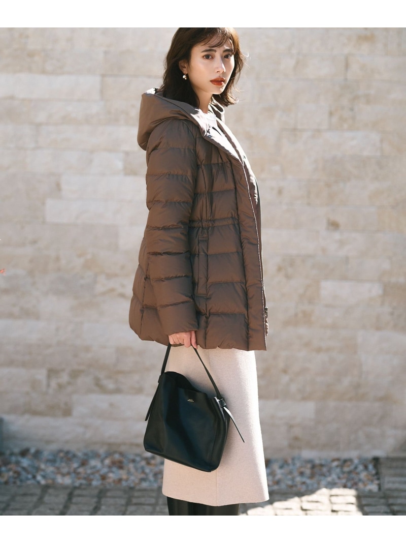 楽天市場】【VERY掲載/新色追加】シレータフタ ミドル丈 ダウンコート