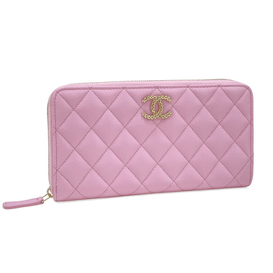 楽天市場】シャネル CHANEL 長財布 ロング ジップ ウォレット ココ