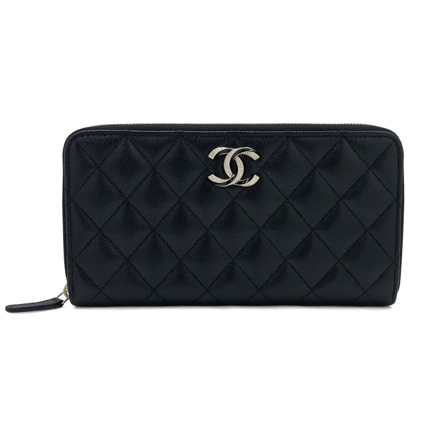 楽天市場】シャネル CHANEL 長財布 ラウンドファスナー ロングジップ