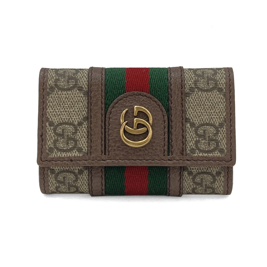 楽天市場】グッチ GUCCI キーケース 6連 キーホルダー ダブルG GG