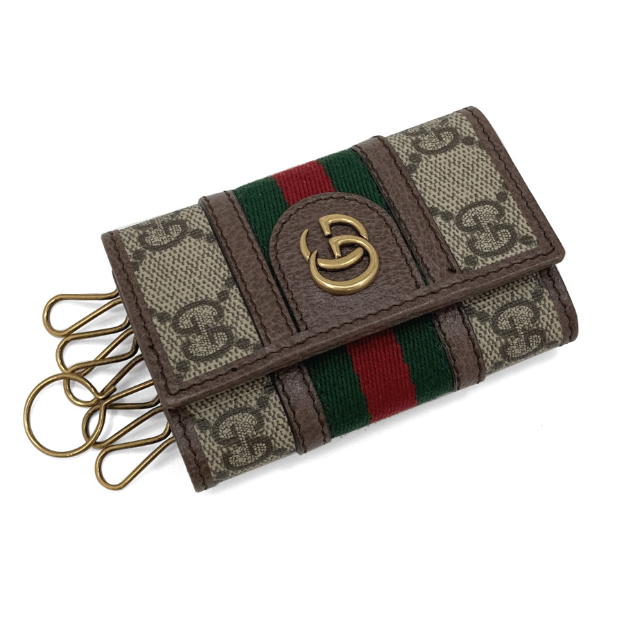 楽天市場】グッチ GUCCI キーケース 6連 キーホルダー ダブルG GG