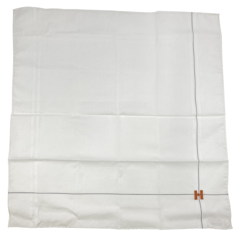 楽天市場】エルメス HERMES ハンカチーフ ホワイト オレンジ 白 H柄