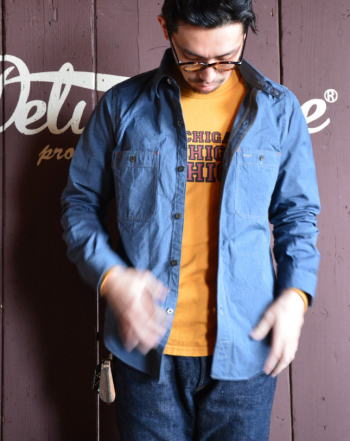 楽天市場】7620-インディゴ-バレルシャンブレー-DELUXEWARE-デラックス