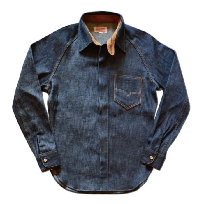楽天市場】7647-EMBデニムシャツ-DELUXEWARE-デラックスウエアデニム