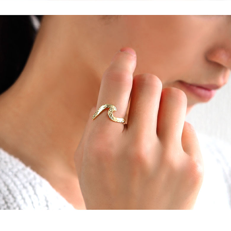 楽天市場】シルバー アクセサリー メンズ レディース リング r0846波の