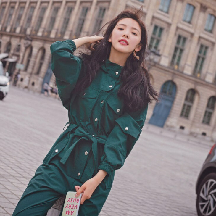 楽天市場】送料無料 ジャンプスーツ オーバーオール サロペット つなぎ