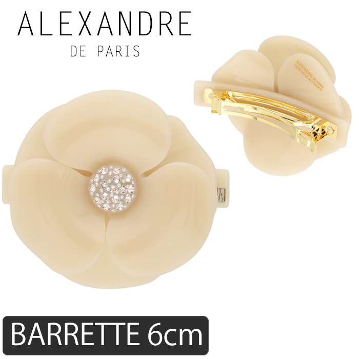 楽天市場】アレクサンドル ドゥ パリ バレッタ カメリアバレッタ6cm
