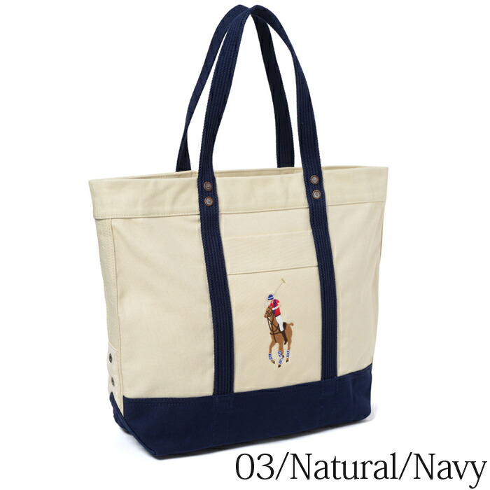 楽天市場】ラルフローレン トートバッグ ビッグポニー Big Pony Tote