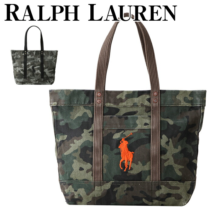 楽天市場】ラルフローレン トートバッグ ビッグポニー ファスナー