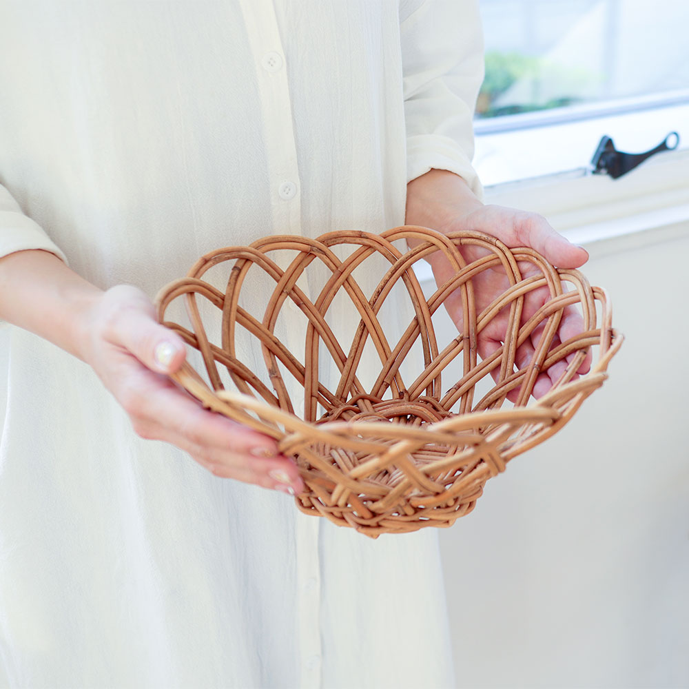 楽天市場】【公式】THE AROROG 果物 かご フルーツバスケット 籠 籐