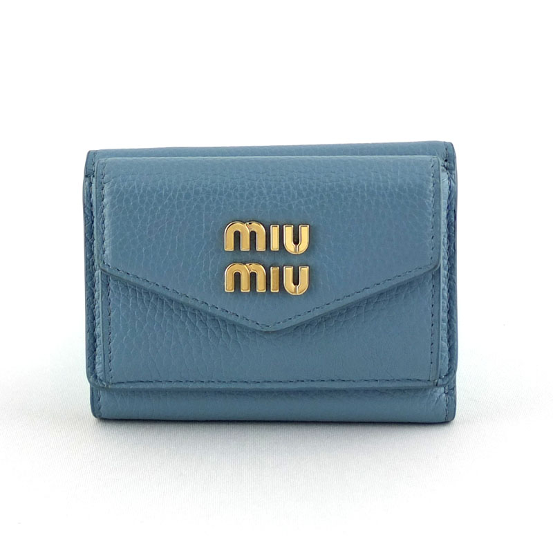 楽天市場】ミュウミュウ MIUMIU 三つ折り財布 コンパクトウォレット