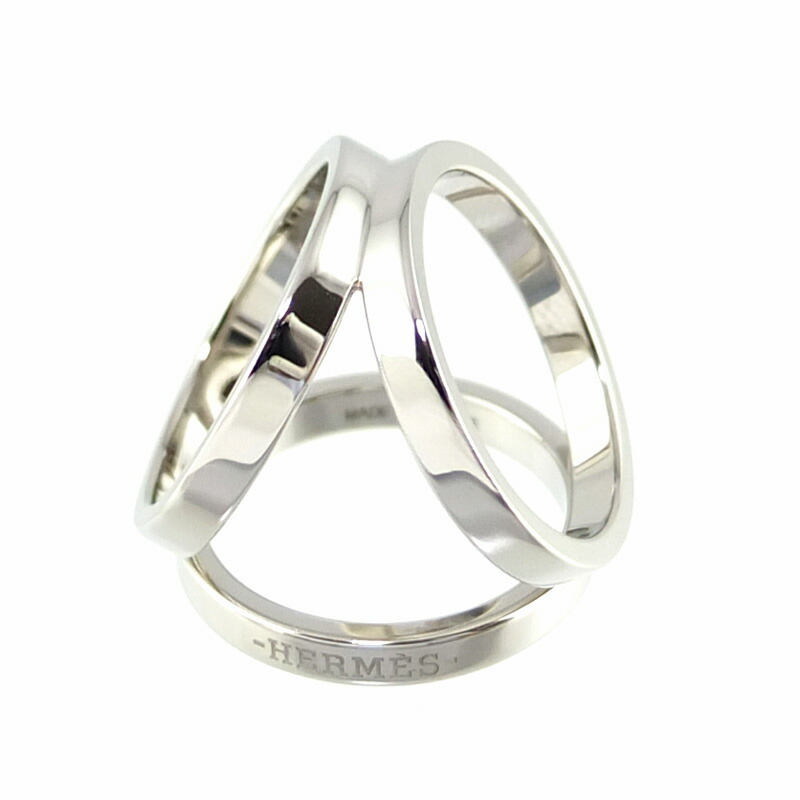 楽天市場】エルメス HERMES トリオ スカーフリング シルバー