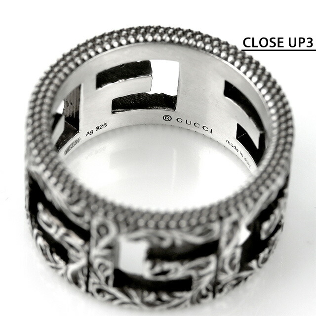 楽天市場】GUCCI 指輪 メンズ リング グッチ スクエアG シルバー925