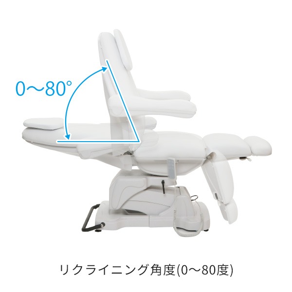 楽天市場】電動 フェイシャルベッド PIVOT 3モーター ホワイト 長さ185