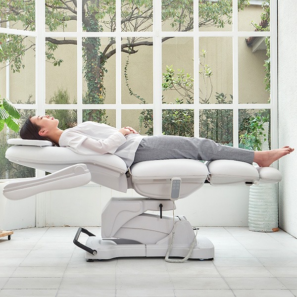 楽天市場】電動 フェイシャルベッド PIVOT 3モーター ホワイト 長さ185