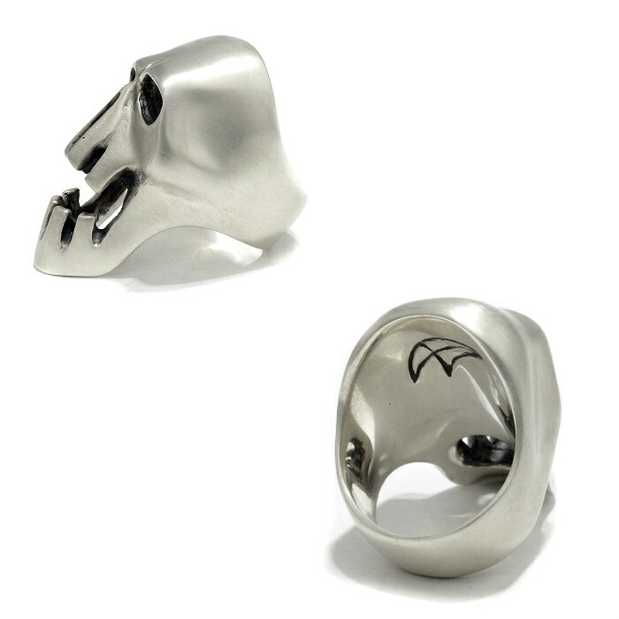 楽天市場】メンズ シルバーアクセサリー スカル 骸骨 リング ロック