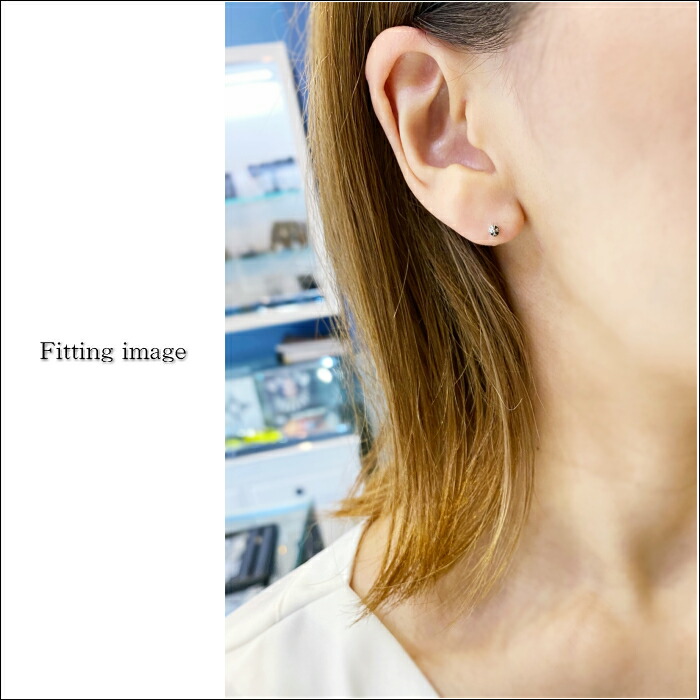 楽天市場】【CHROME HEARTS クロムハーツ】MINI CROSS BALL STUD ミニ