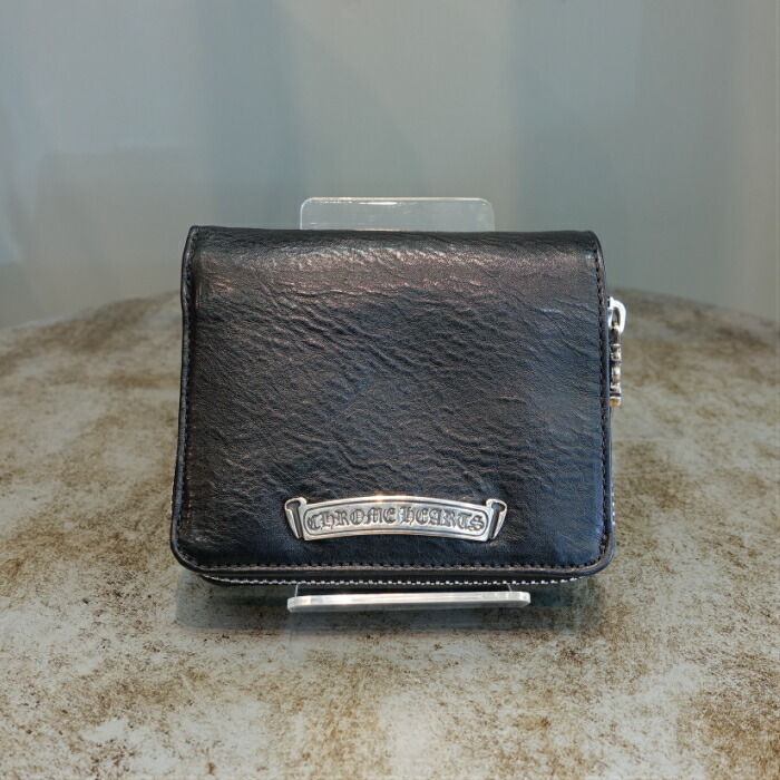 楽天市場】【CHROME HEARTS クロムハーツ】Square Bill Zip Wallet