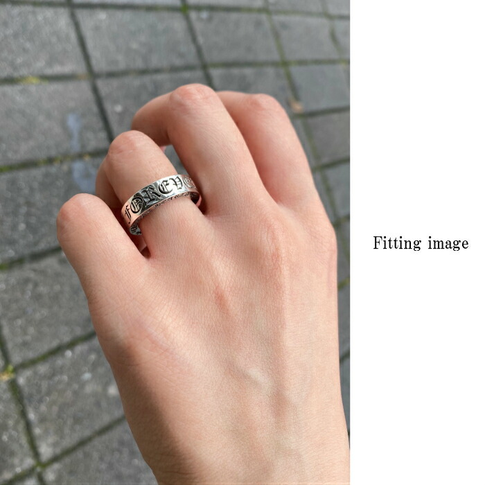 楽天市場】【CHROME HEARTS クロムハーツ】6mm Spacer Ring CH FOREVER