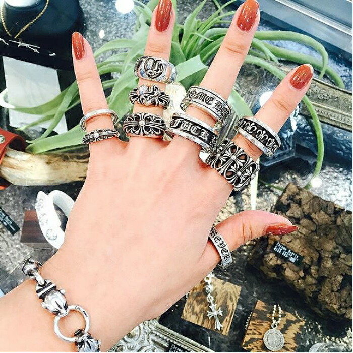 楽天市場】【CHROME HEARTS クロムハーツ】V-Band BS Fleur ブイバンド