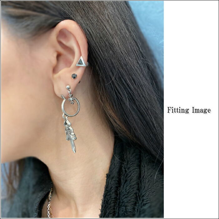 楽天市場】【CHROME HEARTS クロムハーツ】＃5 Dagger Hoop Earring