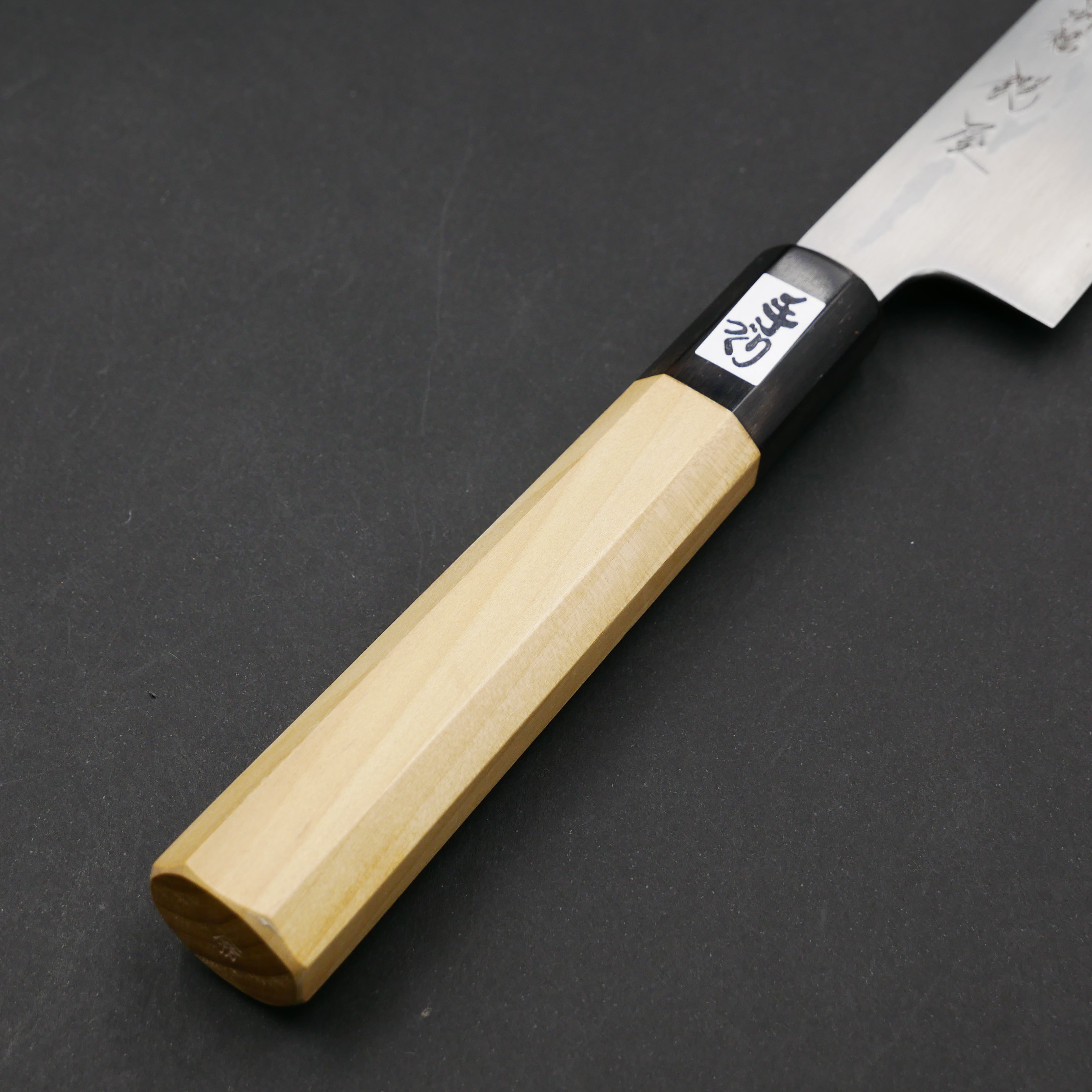 白二鋼 筋引 朴八角柄 – つば屋庖丁店