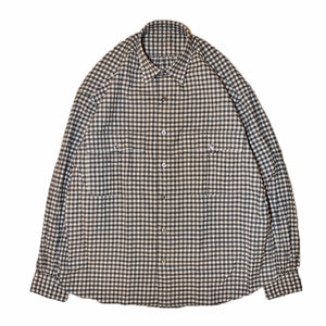 Porter Classic ROLL UP FLANNEL GINGHAM CHECK SHIRT ポーター