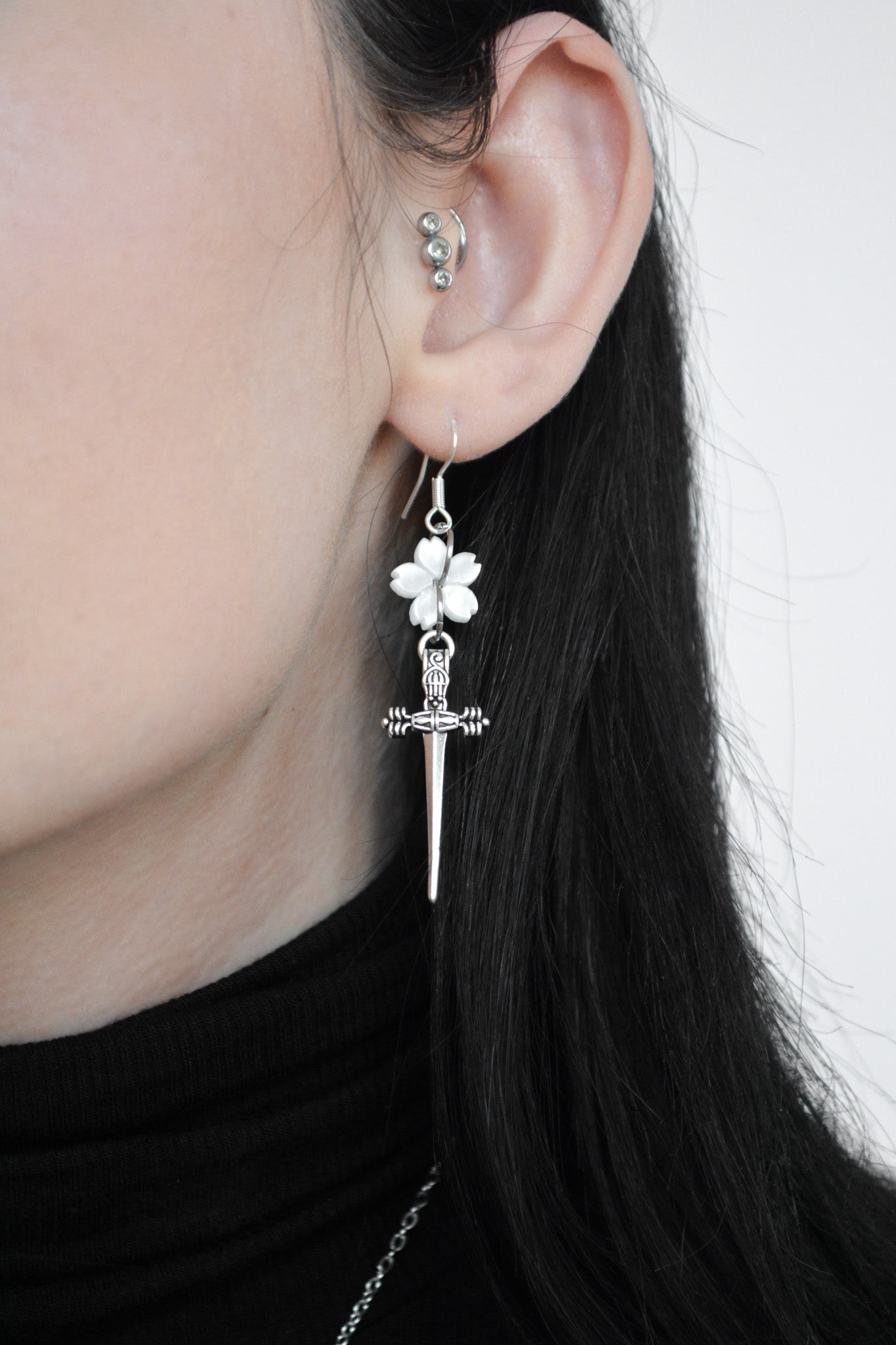 Sakura Blade Earrings – Tsuki Blade