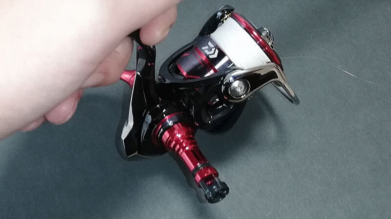 ダイワ 18月下美人MXにDRESS「リールスタンド オリジン」 を装着して