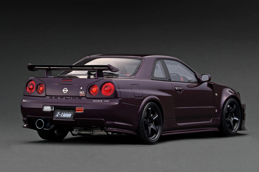 Nismo R34 GT-R Z-tune Silver Midnight Purple【IG3225:4573448902251