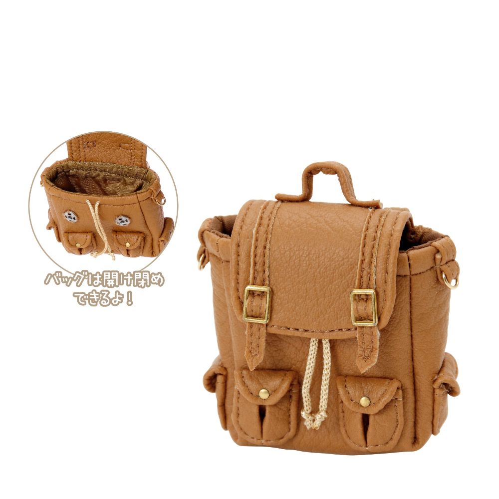1／12 ピコD 『ミミーガーデン博物誌』旅する鞄 キャメルブラウン