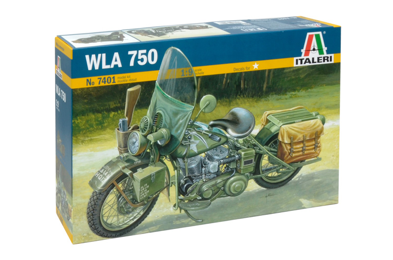 1/9 WW.II アメリカ陸軍 軍用バイク WLA 750【IT7401:4545782094671