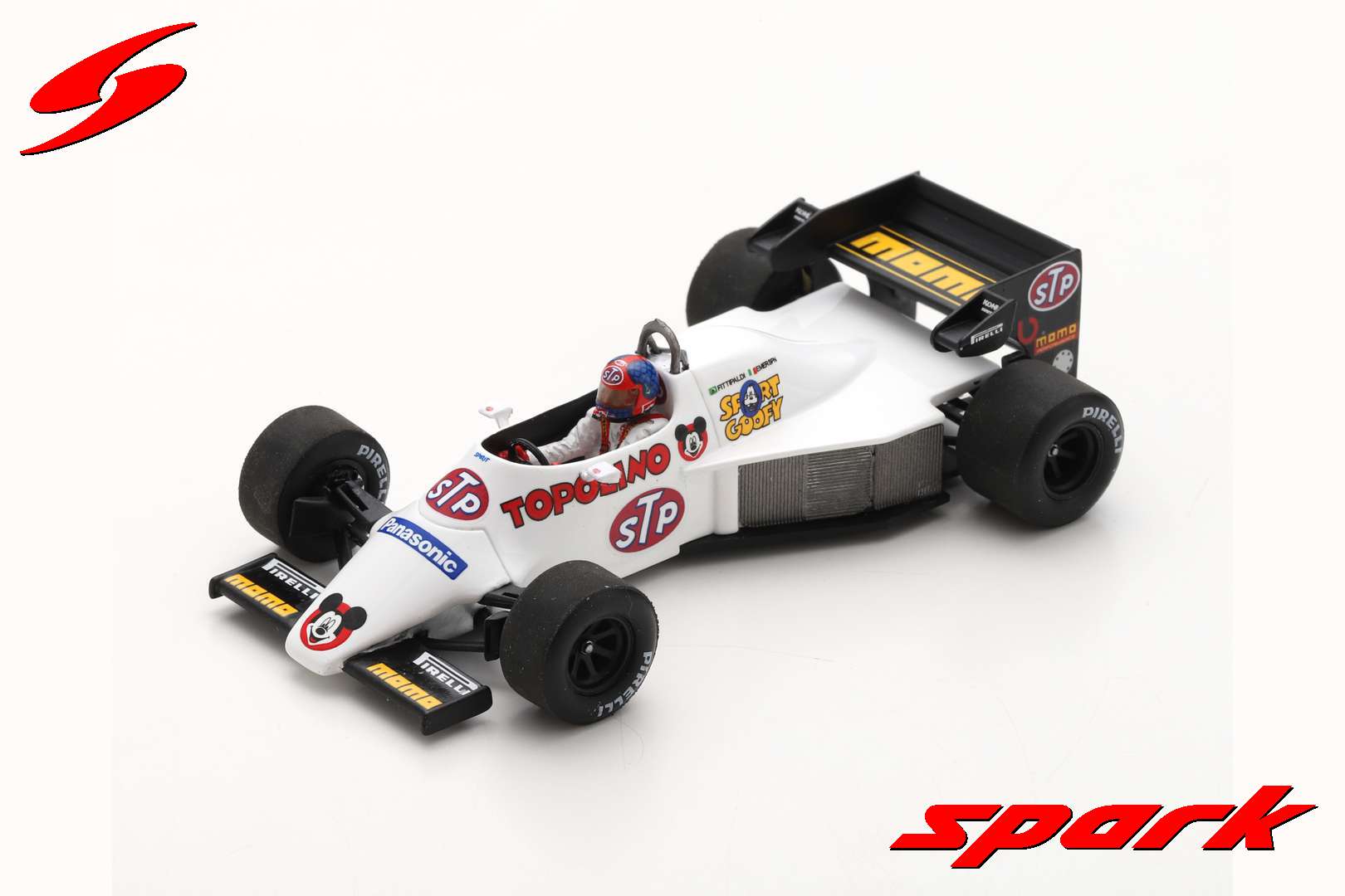 S3925 1/43 Spirit 101 Test Brazil 1984 Emerson Fittipaldi【S3925
