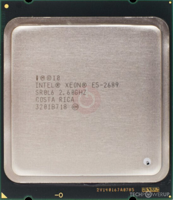 Intel Xeon E5-2689 Specs | TechPowerUp CPU Database