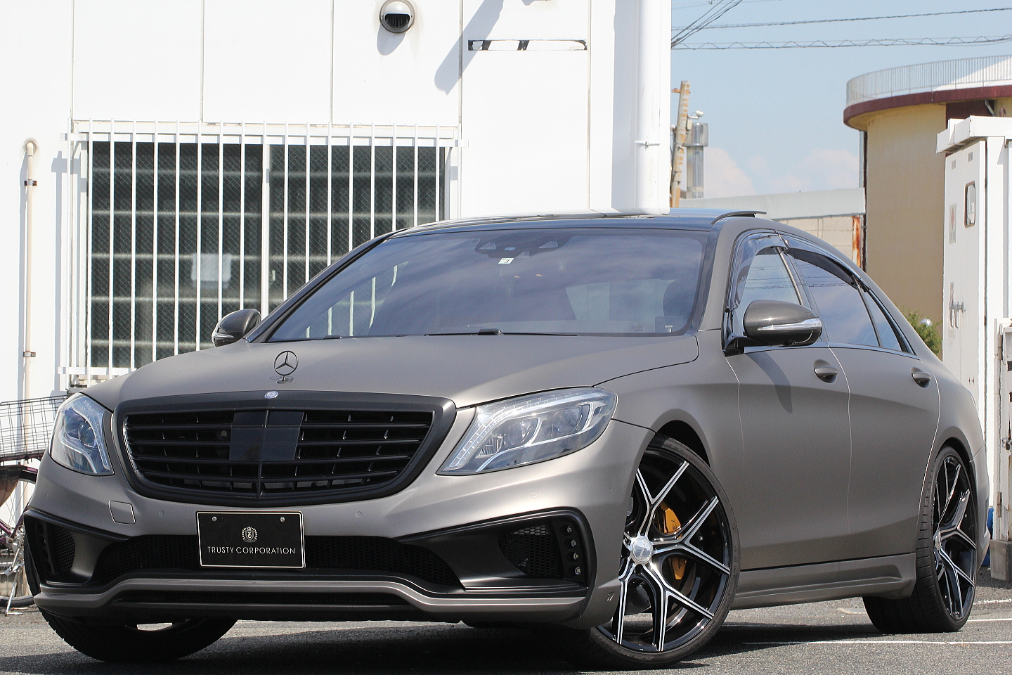 W222 S550L WALD Black Bison マットブロンズラッピング カスタム