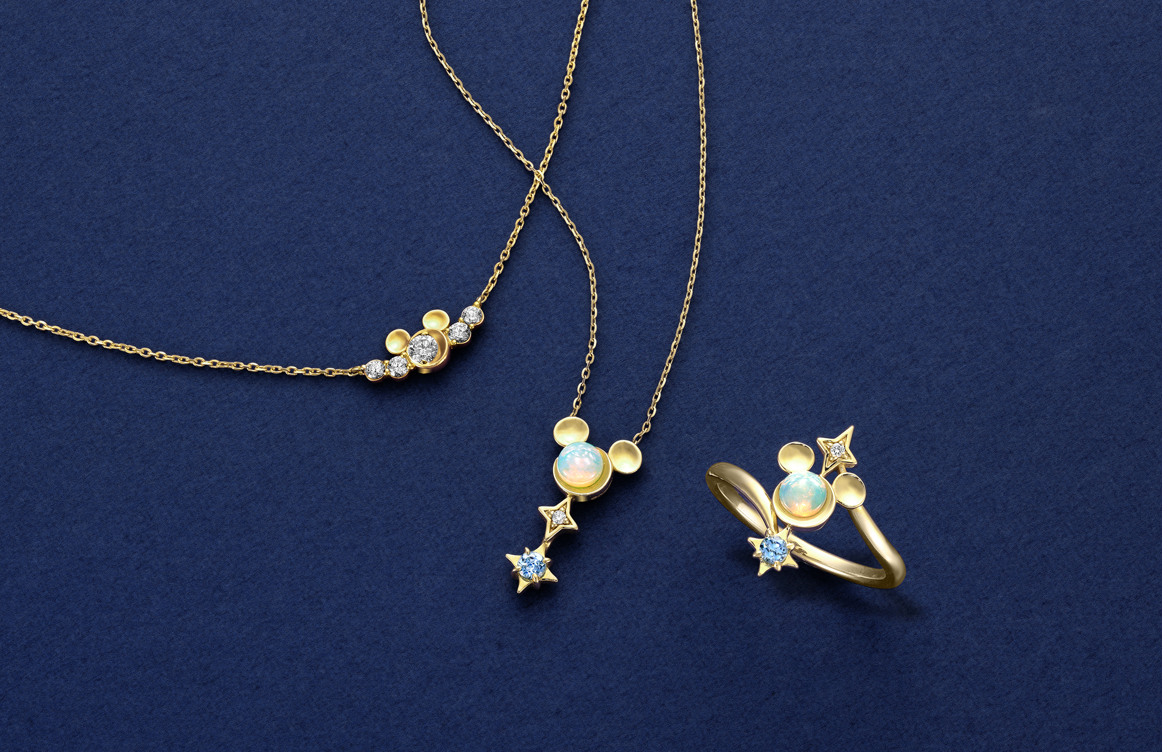 東京ディズニーリゾート、ミッキーシェイプがかわいいリングと