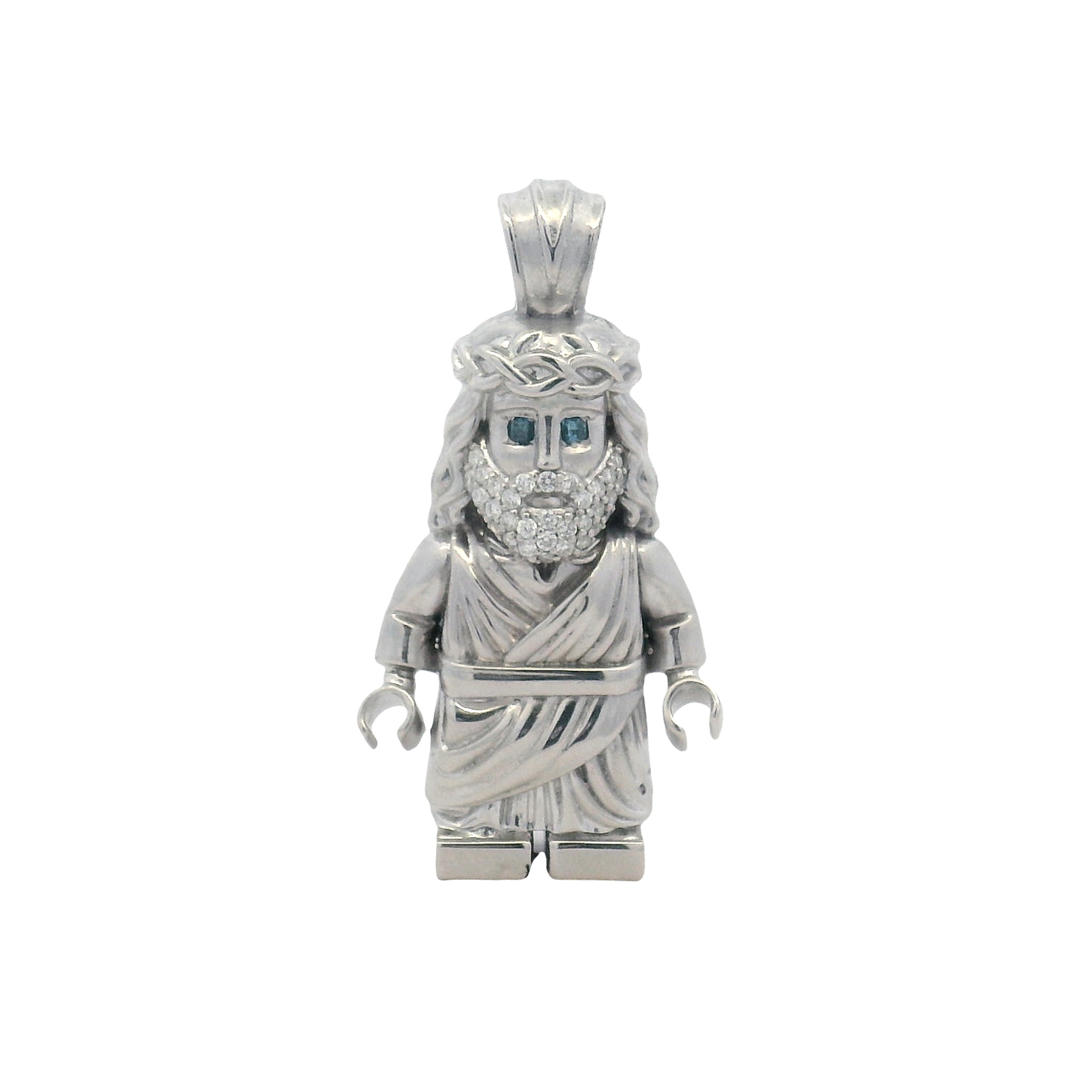 TraxNYC Mini Block Jesus Set .925 Silver 70939