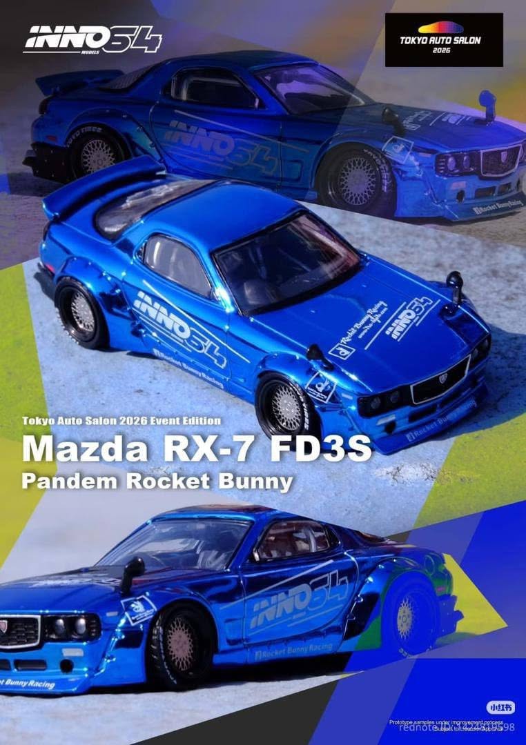 TAS2026] Inno64 Mazda RX-7 FD3S Pandem Rocket Tokyo Auto Ssalon