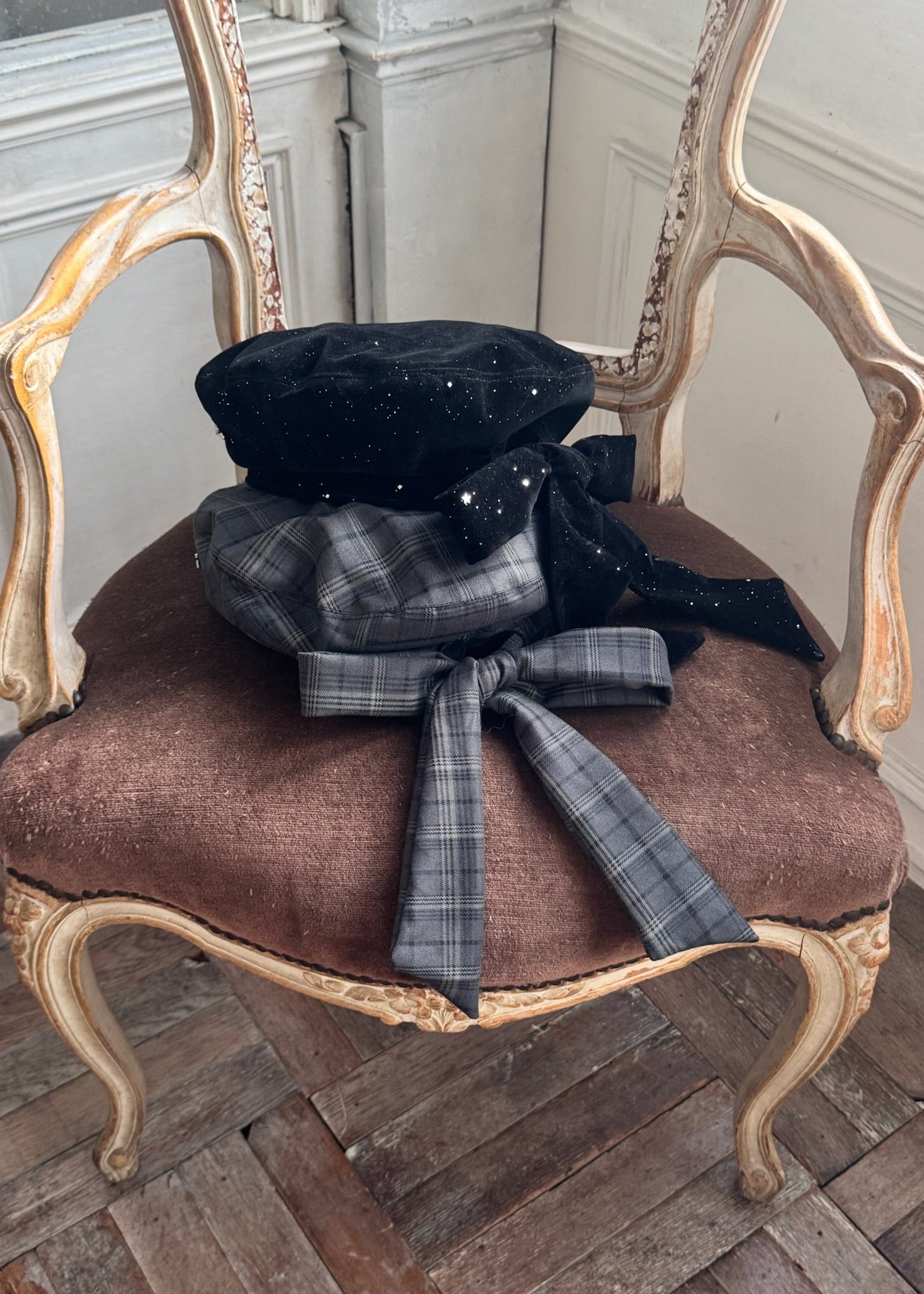 Treat Ürself ribbon béret hat