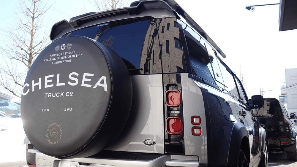 Defender 背面タイヤカバー グレー Defender 背面タイヤカバー グレー