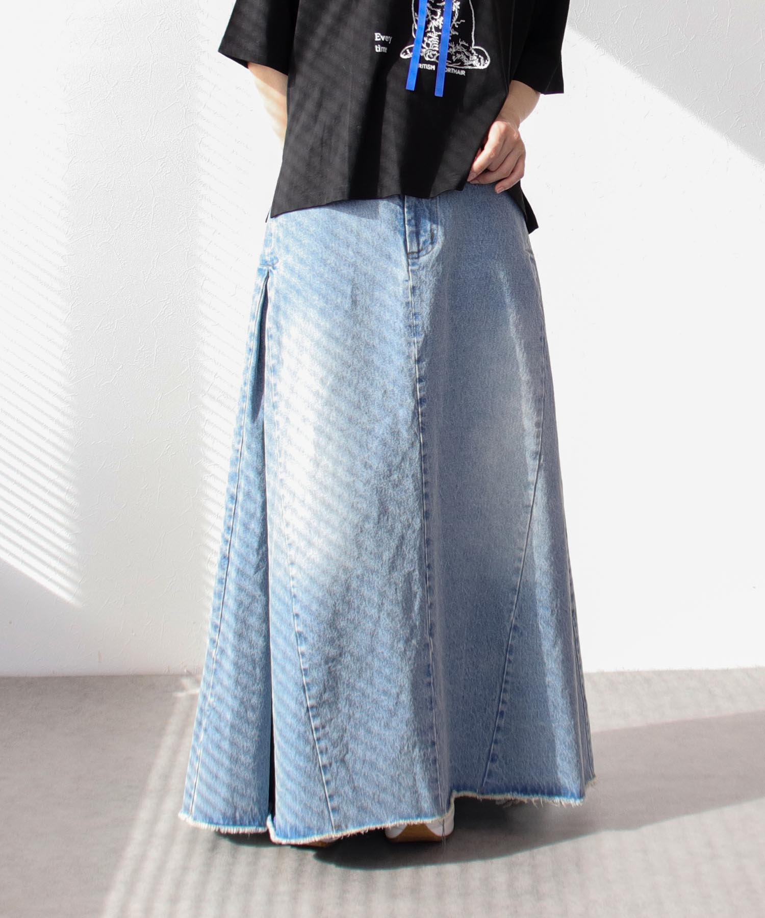 デニムフレアスカート｜スリーフォータイム｜ショップニュース