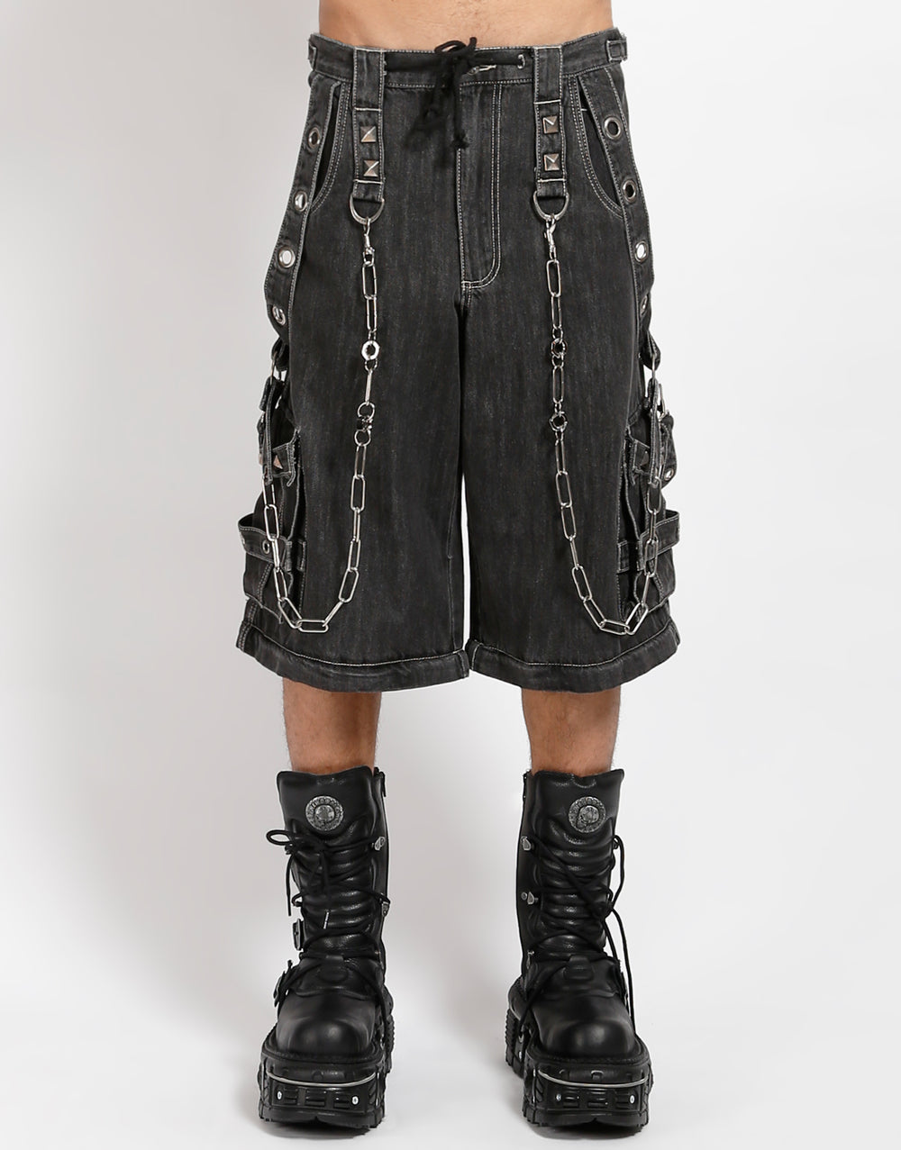 TRIPP NYC - SUPER O-RING PANT BLACK DENIM