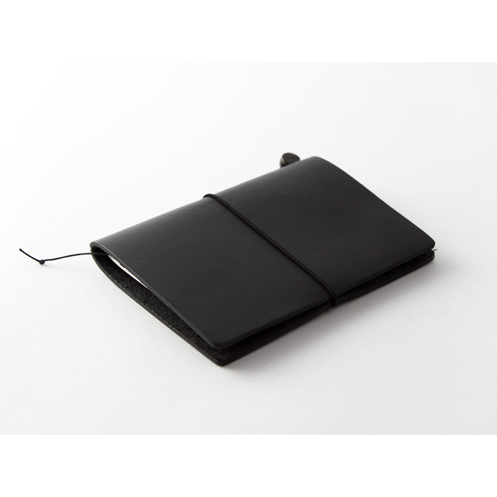 TRAVELER'S notebook Starter Kit- Passport Size in Black — Two