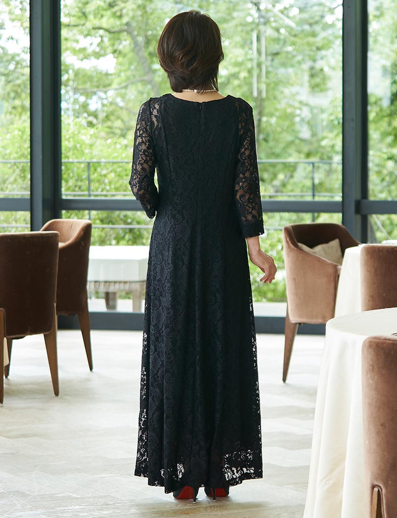 結婚式母親ドレス・新郎新婦母親ドレスにお薦めフォーマルロングドレス