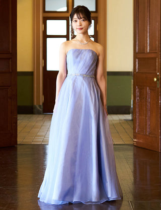 演奏会ドレス・ステージドレスにお薦めラベンダーグレーロングドレス