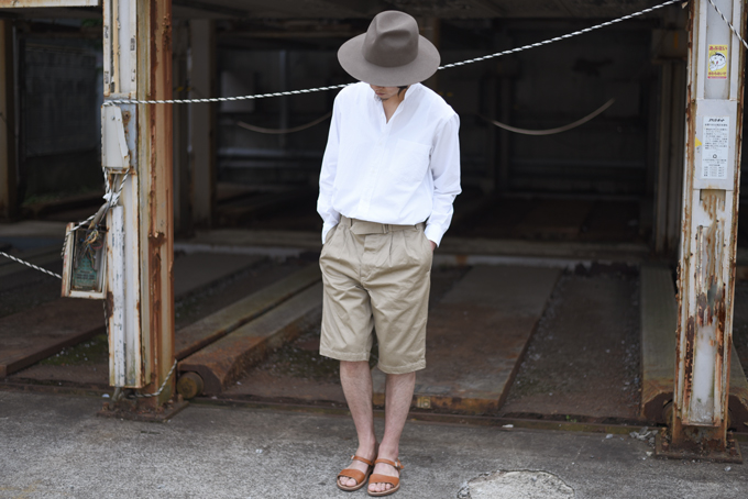 COMOLI-ベルテッドチノショートパンツ- | twelve blog